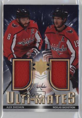 Alex Ovechkin, Nicklas Backstrom #UTM-BO Hockey Cards 2021 Ultimate Collection Ulti Mates Jersey