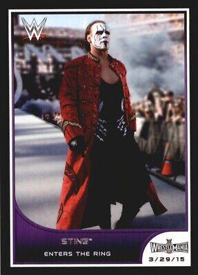 Sting #8 Wrestling Cards 2016 Topps WWE Road to Wrestlemania