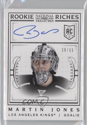 Martin Jones #RR-MJO Hockey Cards 2013 Panini National Treasures Rookie Riches Autographs