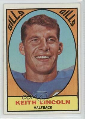 Keith Lincoln #15 Football Cards 1967 Topps