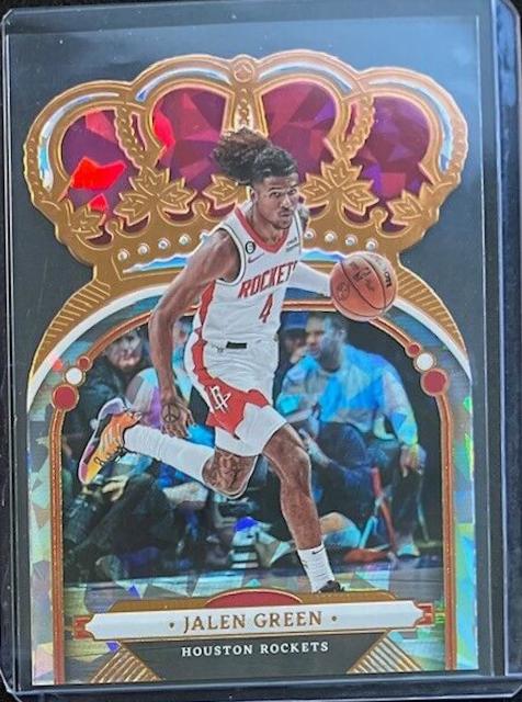 Jalen Green #81 Basketball Cards 2022 Panini Crown Royale