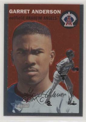 Garret Anderson #THC21 Baseball Cards 2003 Topps Heritage Chrome