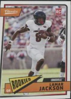 Lamar Jackson #209 Football Cards 2018 Panini Classics