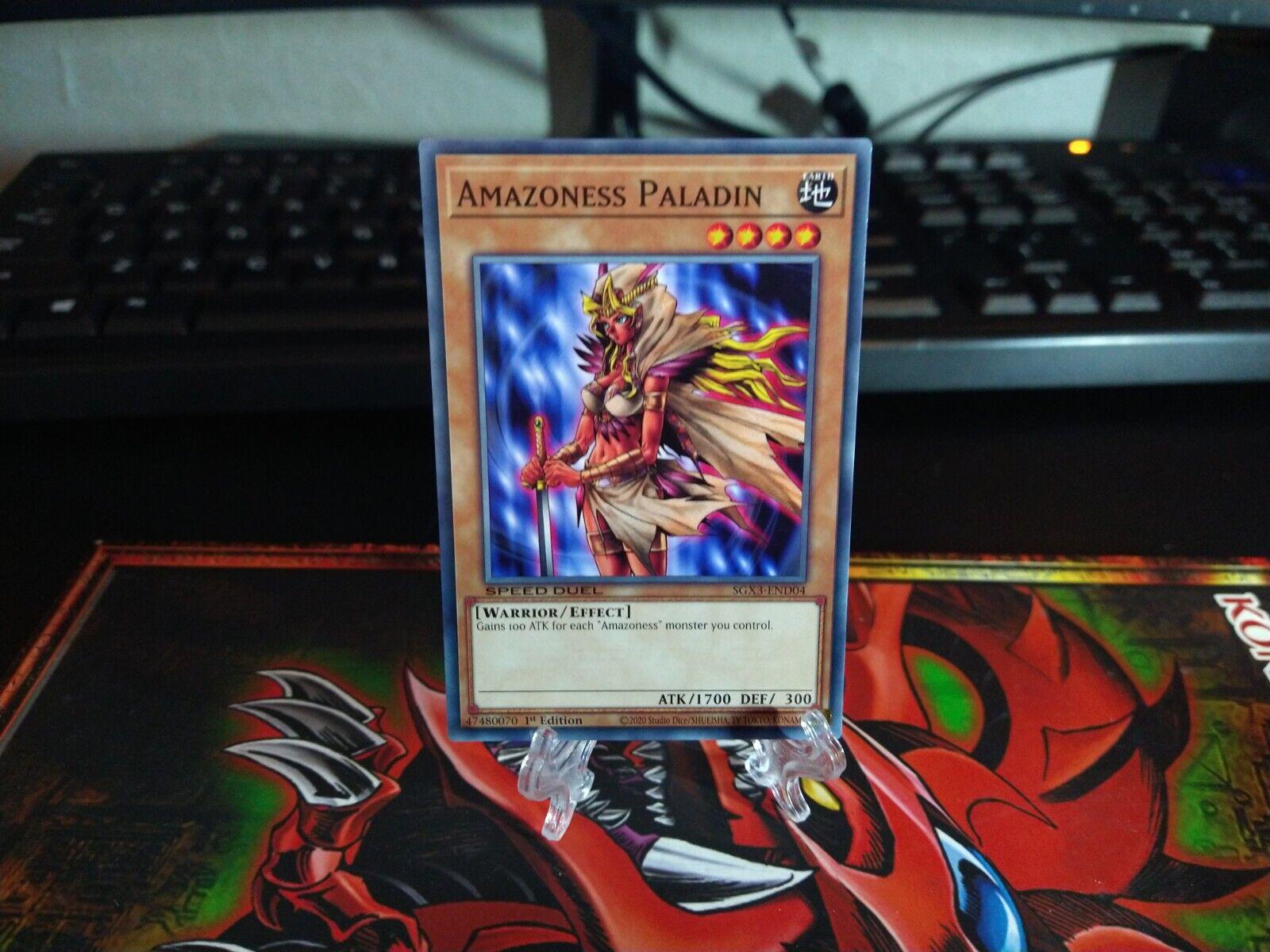 Amazoness Paladin SGX3-END04 YuGiOh Speed Duel GX: Duelists of Shadows