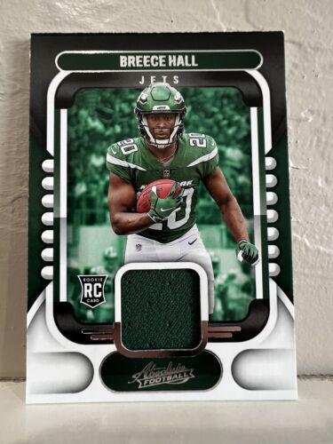 Breece Hall #ARM-14 Football Cards 2022 Panini Absolute Rookie Materials