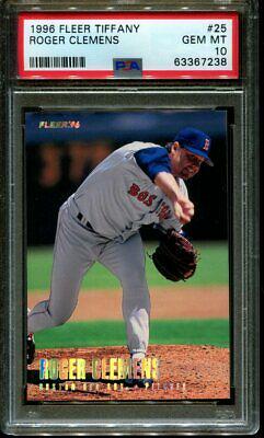 Roger Clemens #25 Baseball Cards 1996 Fleer Tiffany