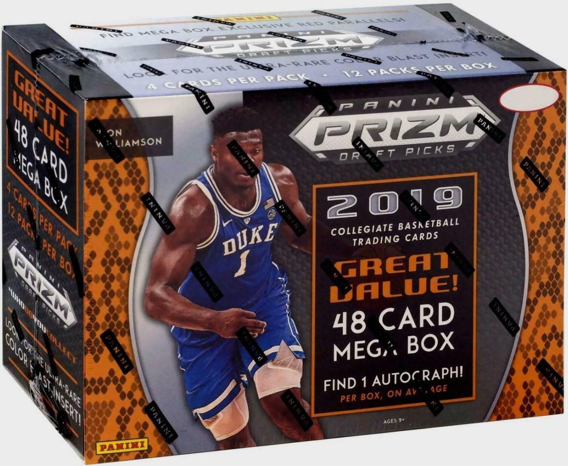 Mega Box Basketball Cards 2019 Panini Prizm Draft Picks