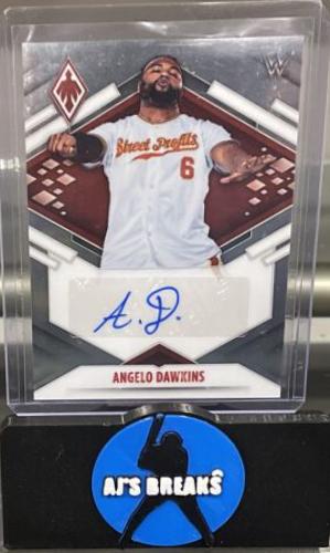 Angelo Dawkins #PA-ADK Wrestling Cards 2022 Panini Chronicles WWE Phoenix Autographs