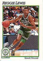 Reggie Lewis #13 Basketball Cards 1991 Hoops