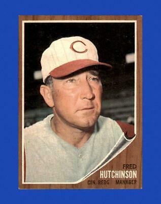 Fred Hutchinson #172 Baseball Cards 1962 Topps