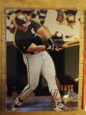 Frank Thomas #5 Baseball Cards 1995 Select Certified