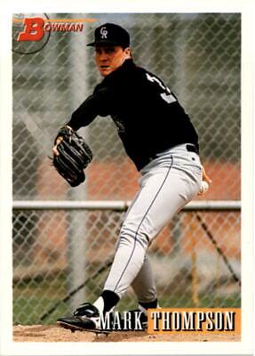 Mark Thompson #8 Baseball Cards 1993 Bowman