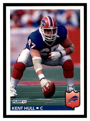 Kent Hull #22 Football Cards 1992 Fleer