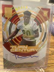 Darnell Washington [Red] #TC-DWA Football Cards 2023 Panini Donruss Elite Turn of the Century Autographs Prices