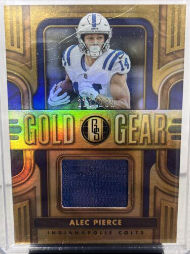 Alec Pierce #GG-AP Football Cards 2023 Panini Gold Standard Gear