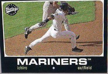 Ichiro #50 Baseball Cards 2002 Upper Deck Vintage