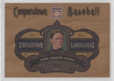 Johnny Evers #9 Baseball Cards 2013 Panini Cooperstown Lumberjacks