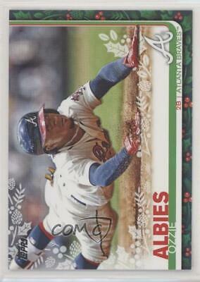 Ozzie Albies #HW113 Baseball Cards 2019 Topps Holiday Mega Box