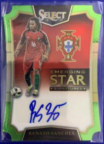 Renato Sanches #ES-RS Soccer Cards 2016 Panini Select Emerging Star Signatures