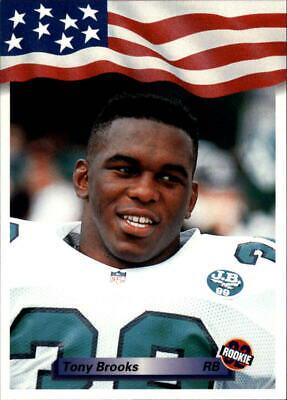 Tony Brooks #40 Football Cards 1992 All World