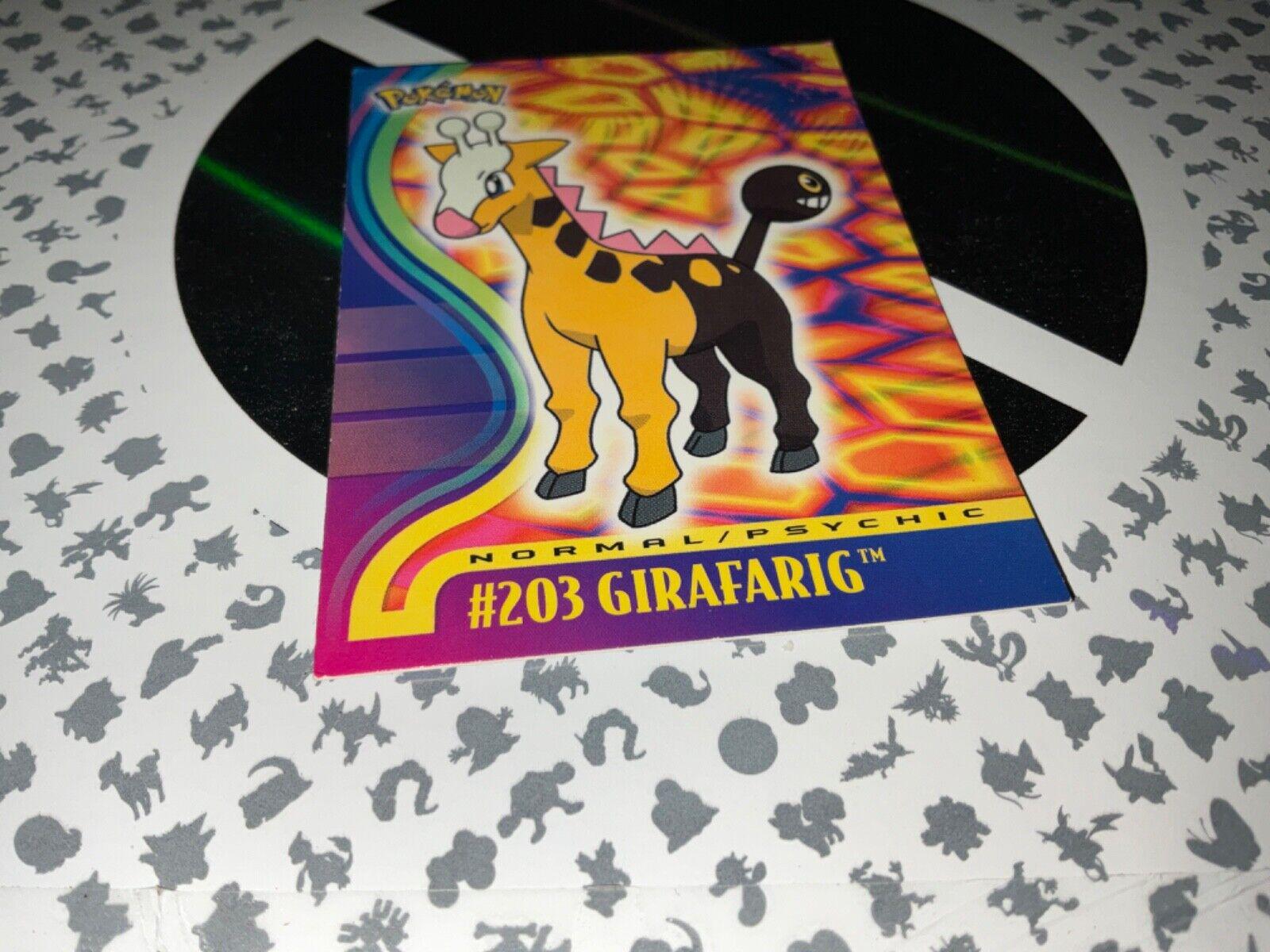 Girafarig #203 Pokemon 2001 Topps Johto