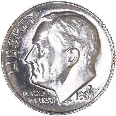 1983 P Coins Roosevelt Dime
