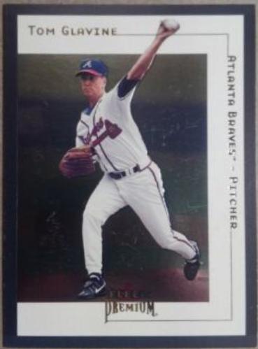 Tom Glavine #9 Baseball Cards 2001 Fleer Premium