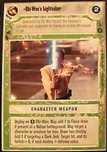 Obi-Wan's Lightsaber Star Wars CCG Reflections III