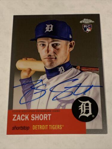 Zack Short #CPA-ZS Baseball Cards 2022 Topps Chrome Platinum Anniversary Autographs