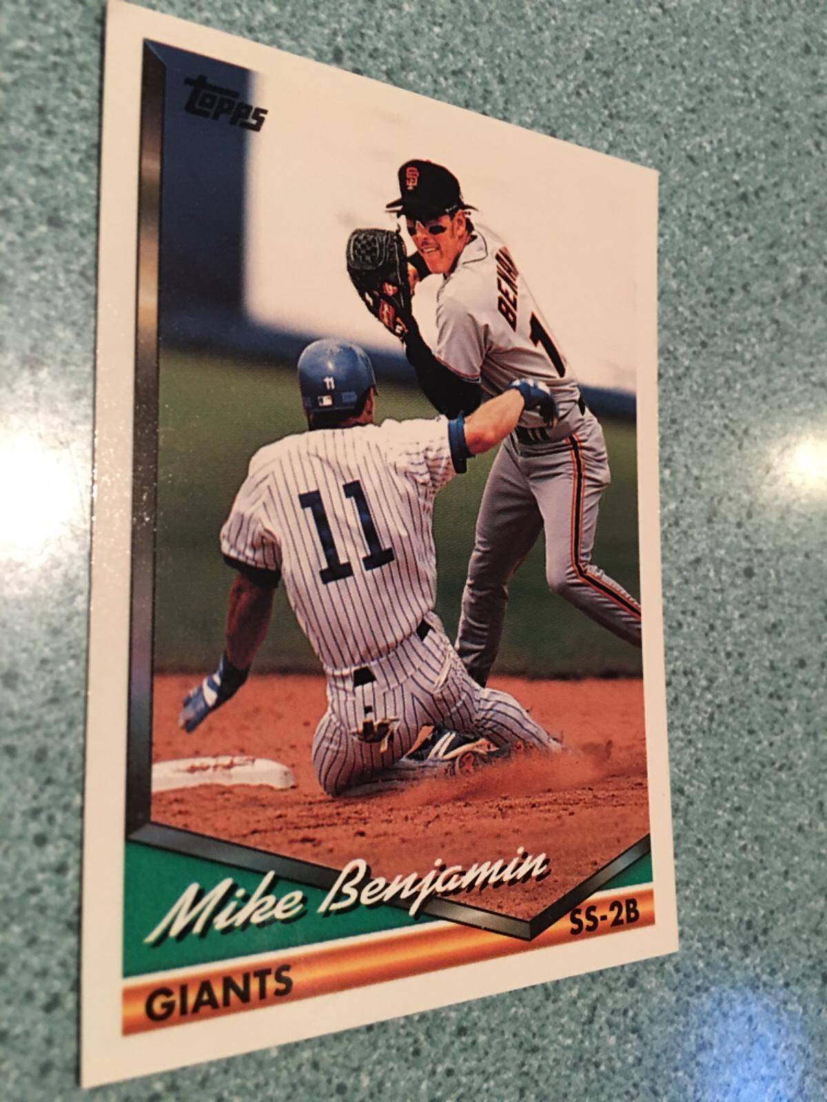 Mike Benjamin #487 Baseball Cards 1994 Topps
