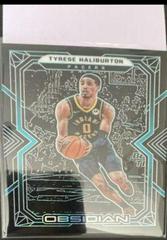 Tyrese Haliburton [Blue] #101 Basketball Cards 2021 Panini Obsidian Prices