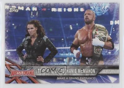 Triple H, Stephanie McMahon #66 Wrestling Cards 2017 Topps WWE Road To Wrestlemania