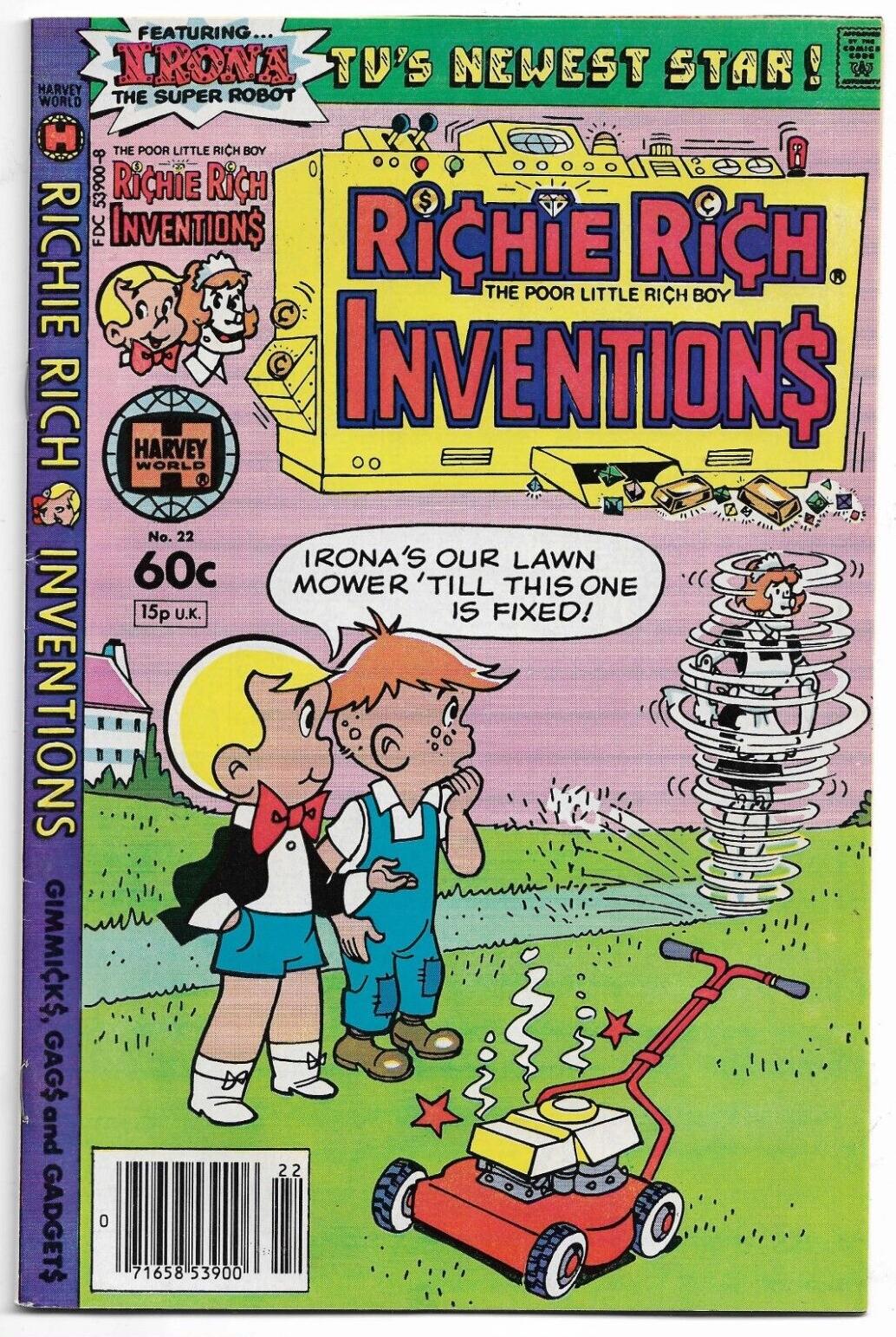Richie Rich Inventions #22 (1982) Comic Books Richie Rich Inventions