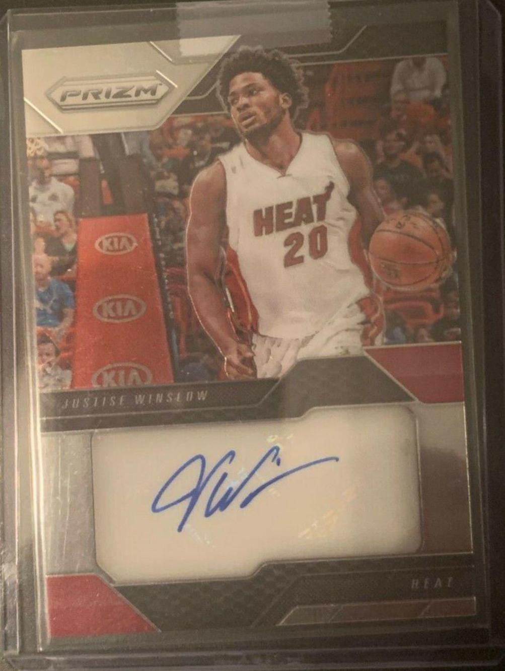 Justise Winslow #8 Basketball Cards 2016 Panini Prizm Veteran Signatures