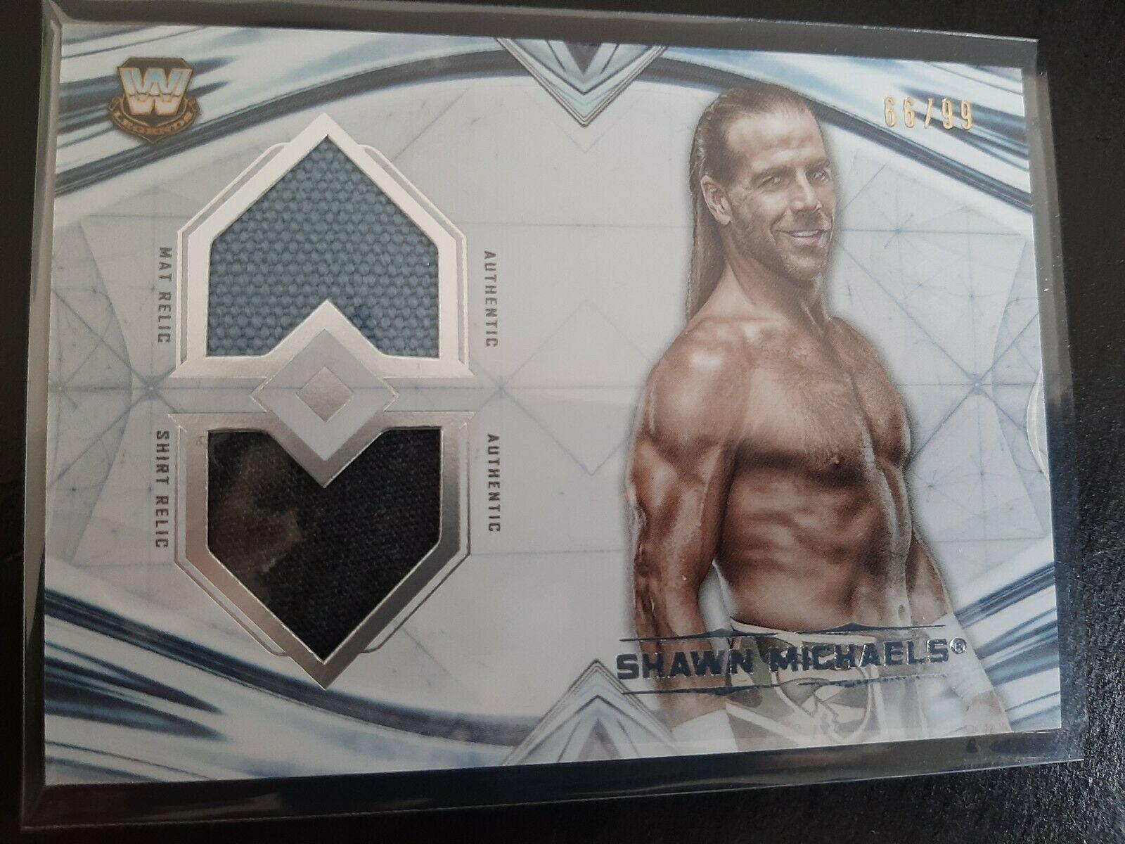 Shawn Michaels #DR-SM Wrestling Cards 2020 Topps WWE Undisputed Dual Relics