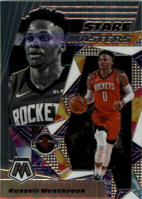 Russell Westbrook #1 Basketball Cards 2019 Panini Mosaic Stare Masters