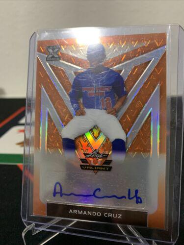 Armando Cruz #BA-AC2 Baseball Cards 2020 Leaf Valiant Autographs