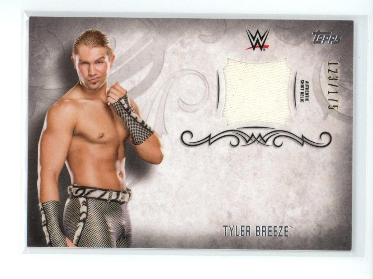 Tyler Breeze Wrestling Cards 2016 Topps WWE Shirt Relic