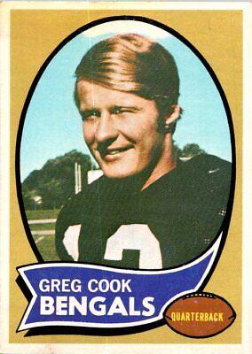 Greg Cook #235 Football Cards 1970 Topps