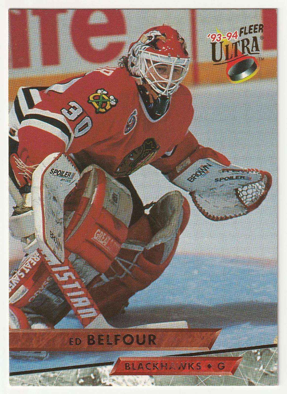 Ed Belfour #22 Hockey Cards 1993 Ultra