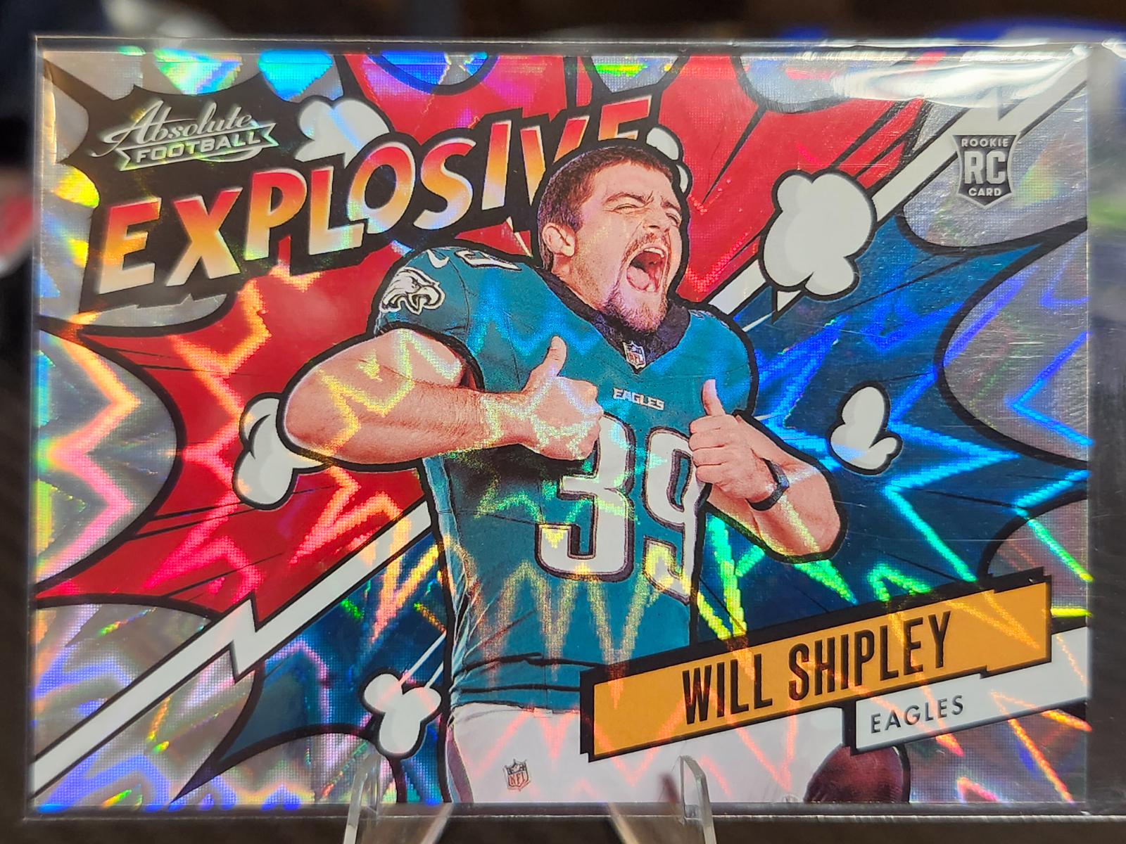 Will Shipley #EX-WSY Football Cards 2024 Panini Absolute Explosive