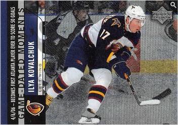 Ilya Kovalchuk #GD20 2006-07 Upper Deck Hockey Game Dated Moments