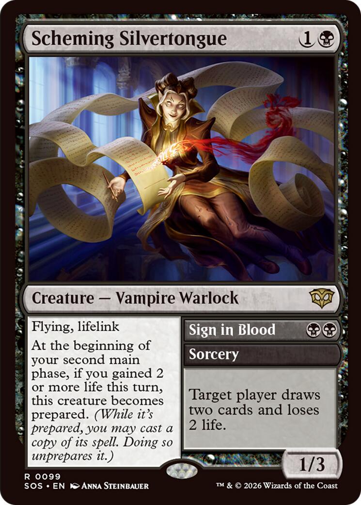 Scheming Silvertongue [Foil] #99