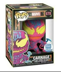 Carnage [Blacklight GITD] #678 Funko POP Marvel Prices