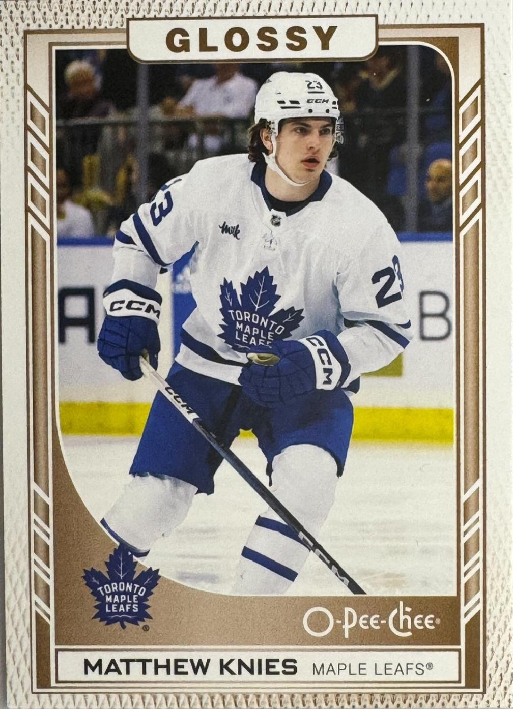 Matthew Knies #R-24 Hockey Cards 2023 Upper Deck OPC Glossy