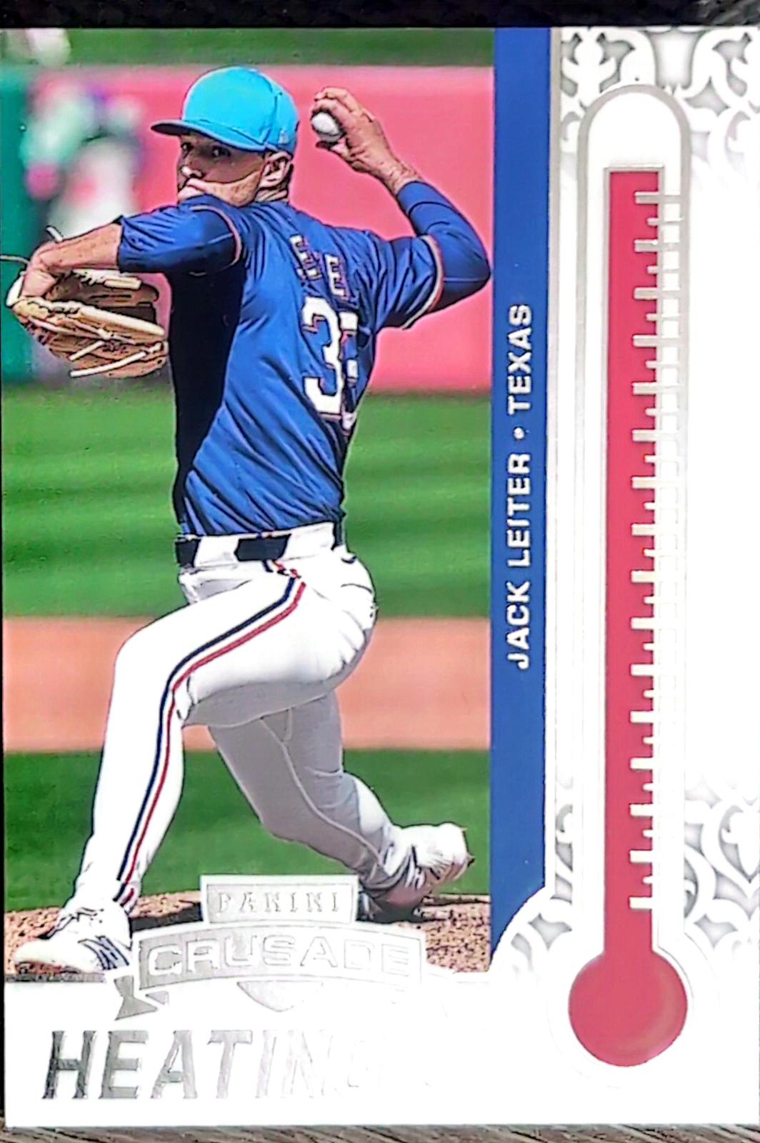 Jack Leiter #24 2025 Panini Crusade Baseball Heating Up