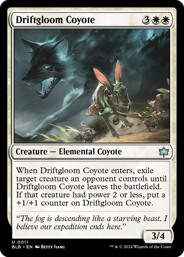 Driftgloom Coyote #11 Magic Bloomburrow