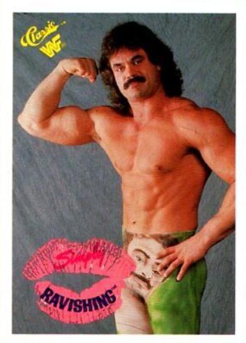 Ravishing Rick Rude #104 Wrestling Cards 1989 Classic WWF