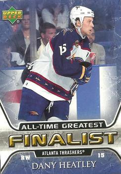Dany Heatley #4 2005 Upper Deck Finalist Hockey