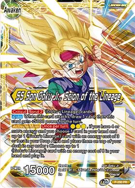 Son Goku Jr. // SS Son Goku Jr., Scion of the Lineage P-290 Dragon Ball Fusion World Promos